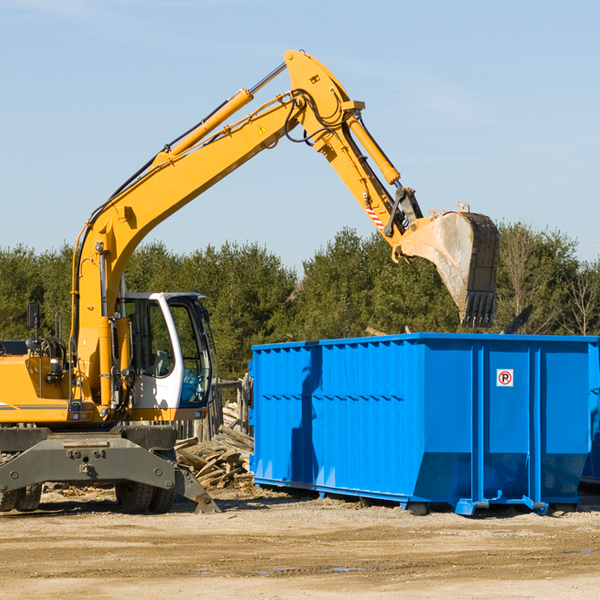 what size residential dumpster rentals are available in Mountain Brook Alabama